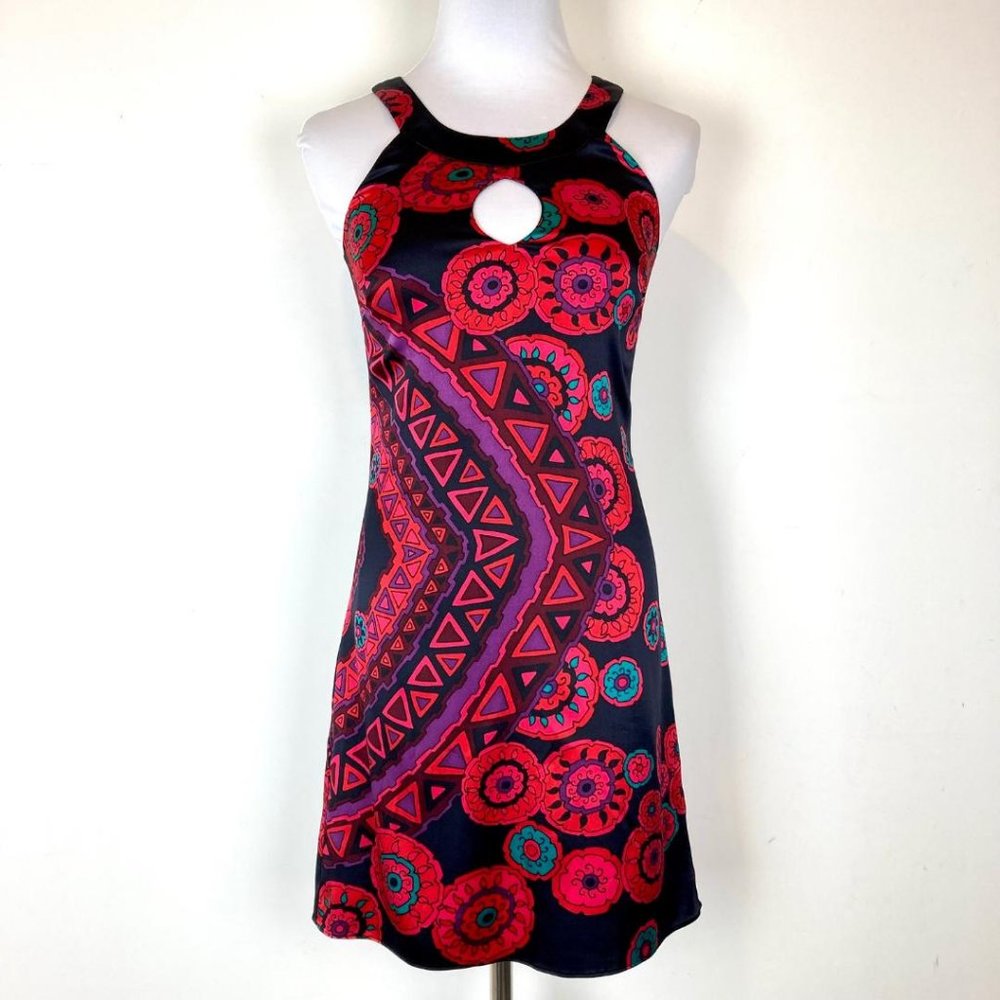 Julie Brown Colorful Silk Dress - NWOT